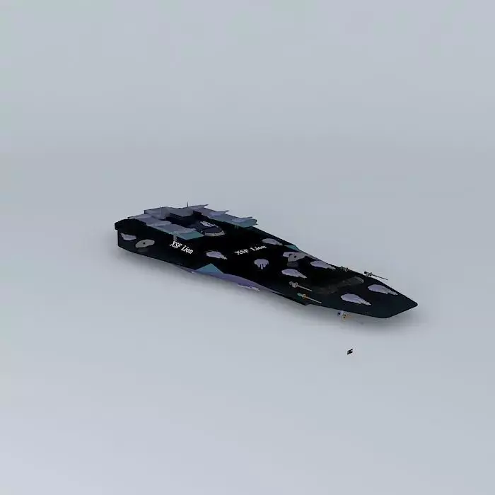 XSF Lion Frigate Constellation II class Free 3D model