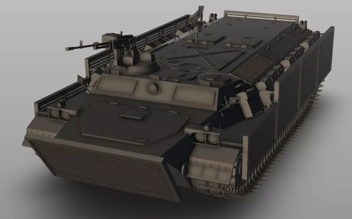 MT-LB Multi-Purpose Towing Vehicle Light Armoured 3D print model