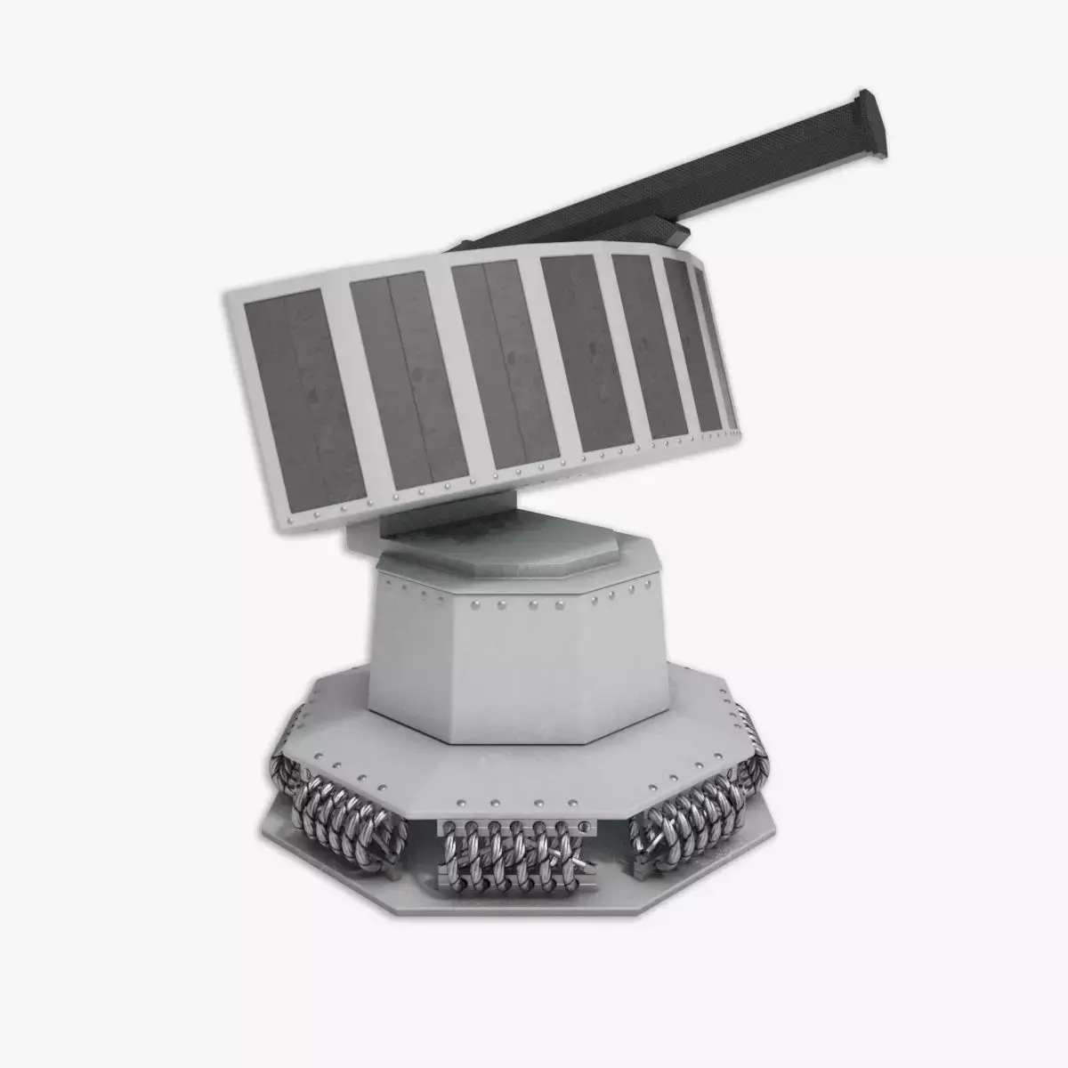 Rheinmetall Chaff decoy launcher 3D model