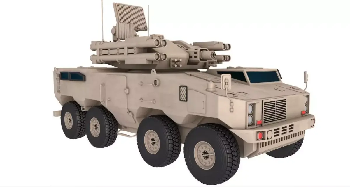 Type 625 Anti-Aircraft Gun Missile System 3D model