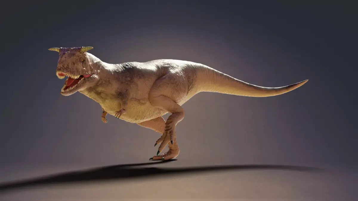 Carnotaurus tyrannosaurus rex Low-poly 3D model