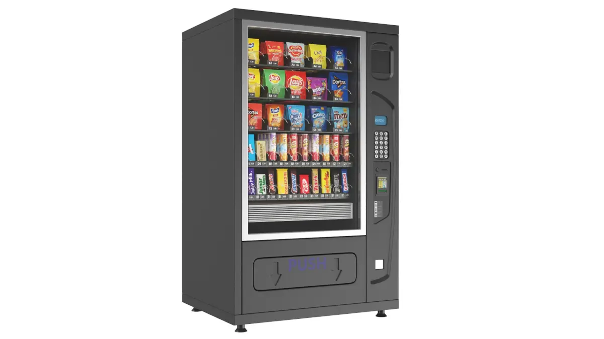 Vending Machine With Candy 3D model