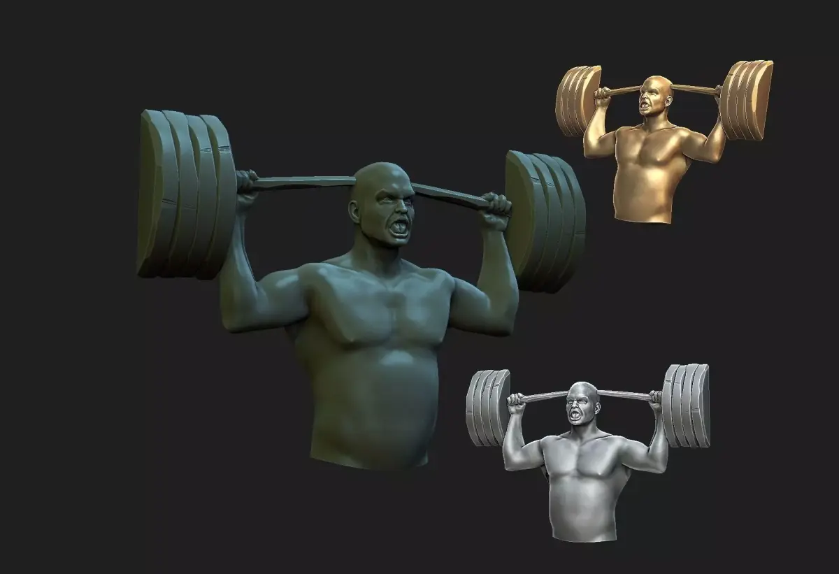 weightlifter 3D print model