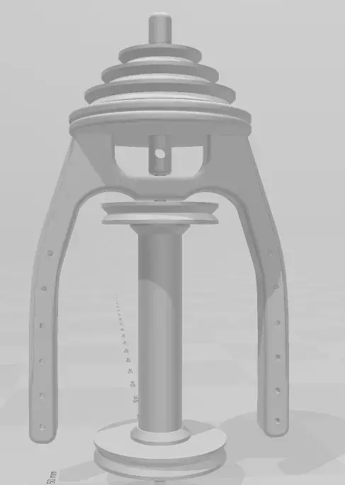 Replacement Part Ashford Standard Flyer with Bobbin 3d printed 3D print model