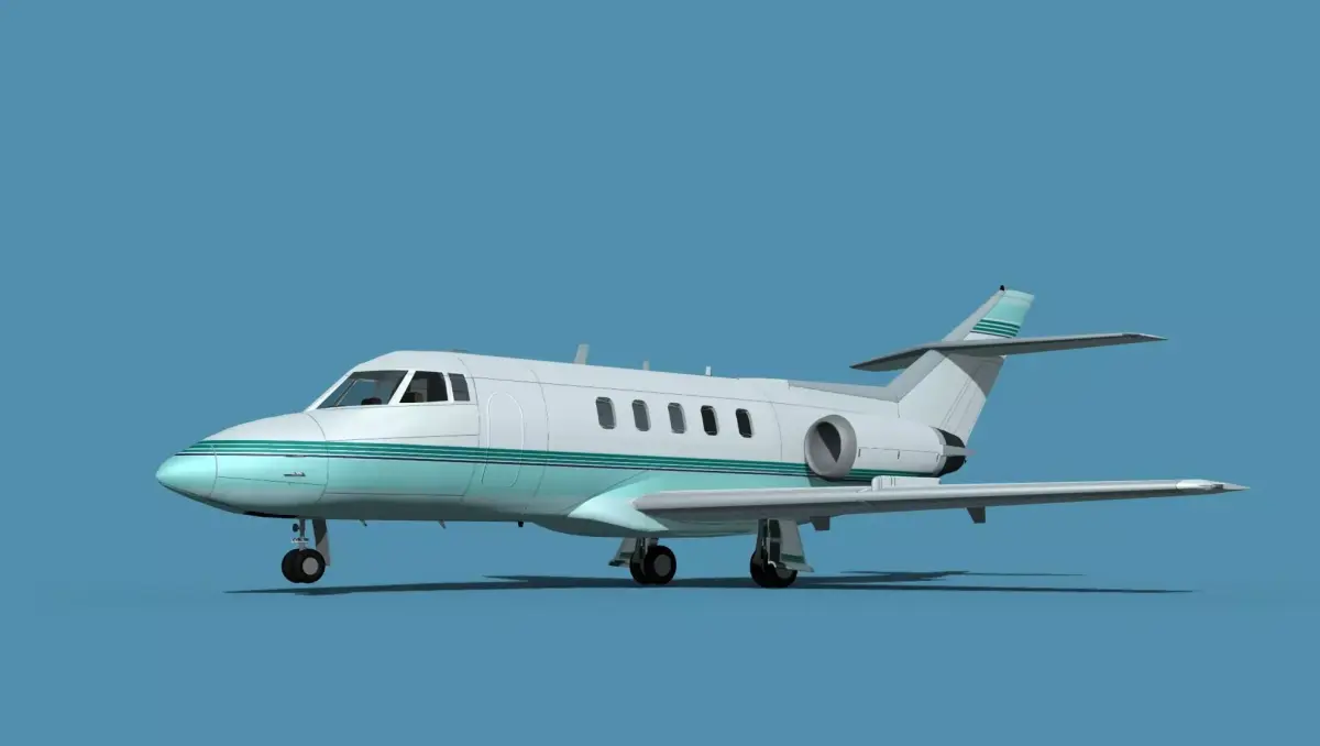 British Aerospace 125 Dominie V15 3D model