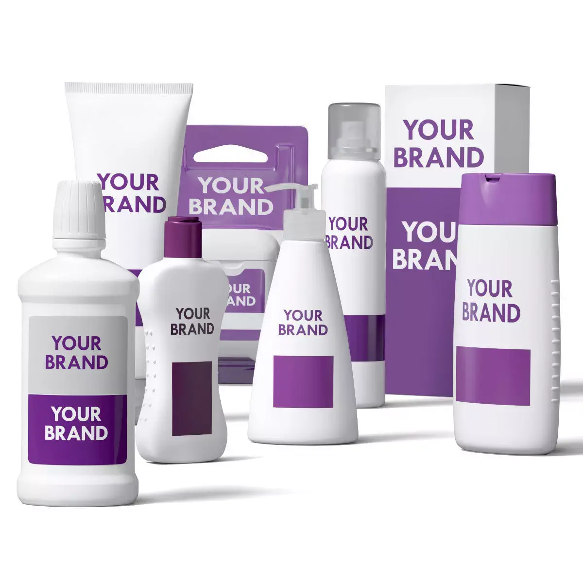 Container Cosmetic Products 3D model