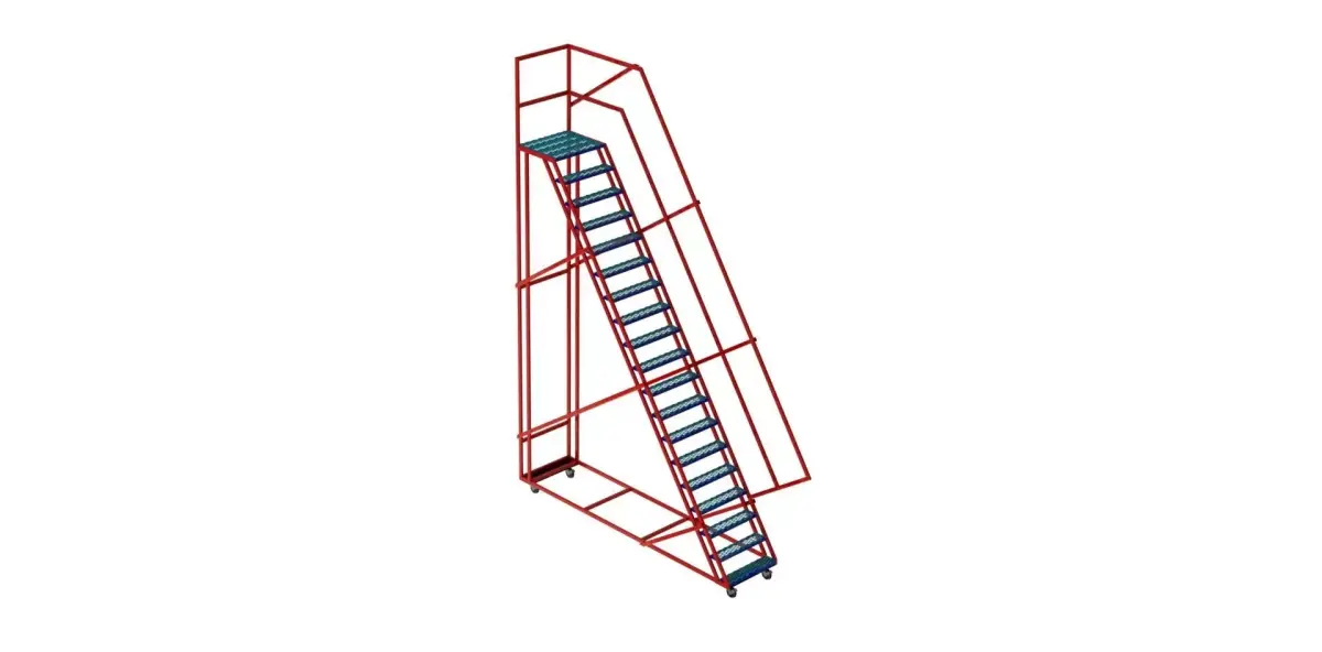 Escada Stairs 19 Steps Degraus 3D model