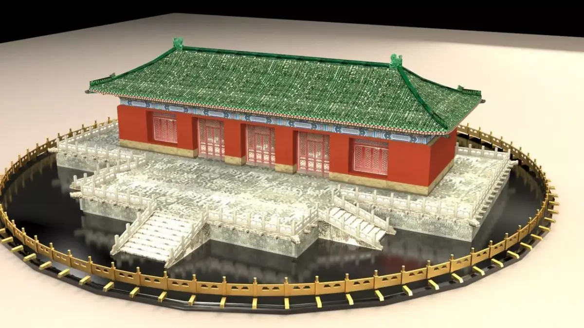 Chinese ancient building  3D model