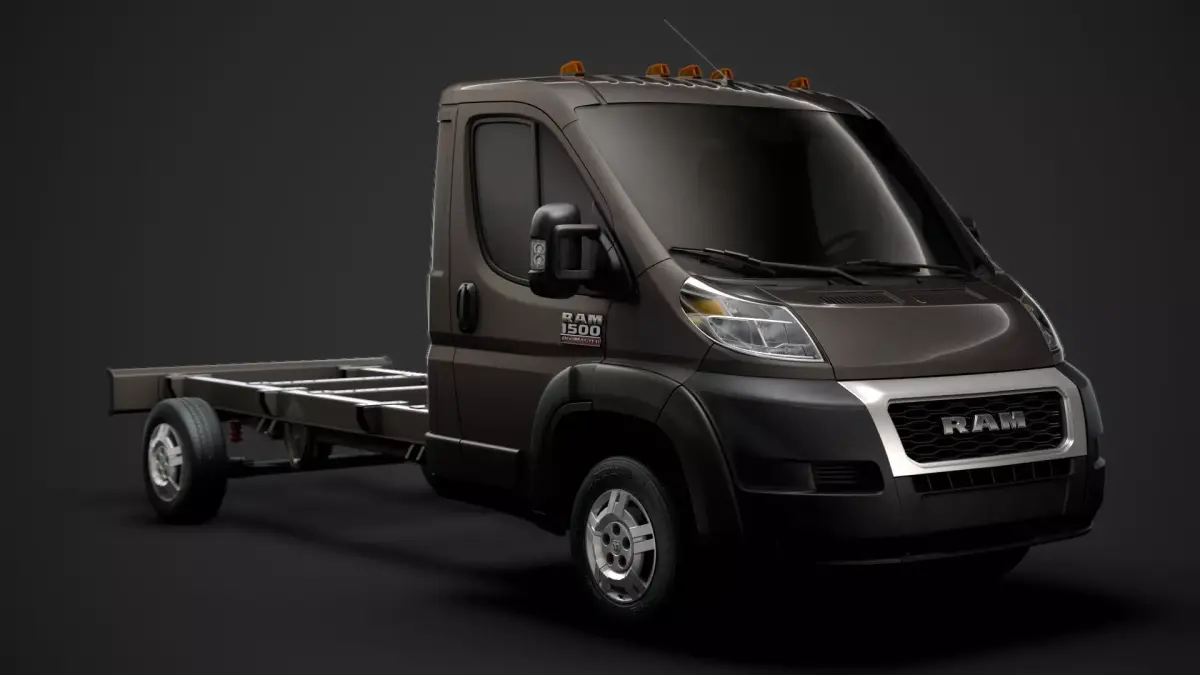 Ram Promaster Chassis Truck Single Cab 4035 WB 2020 3D model