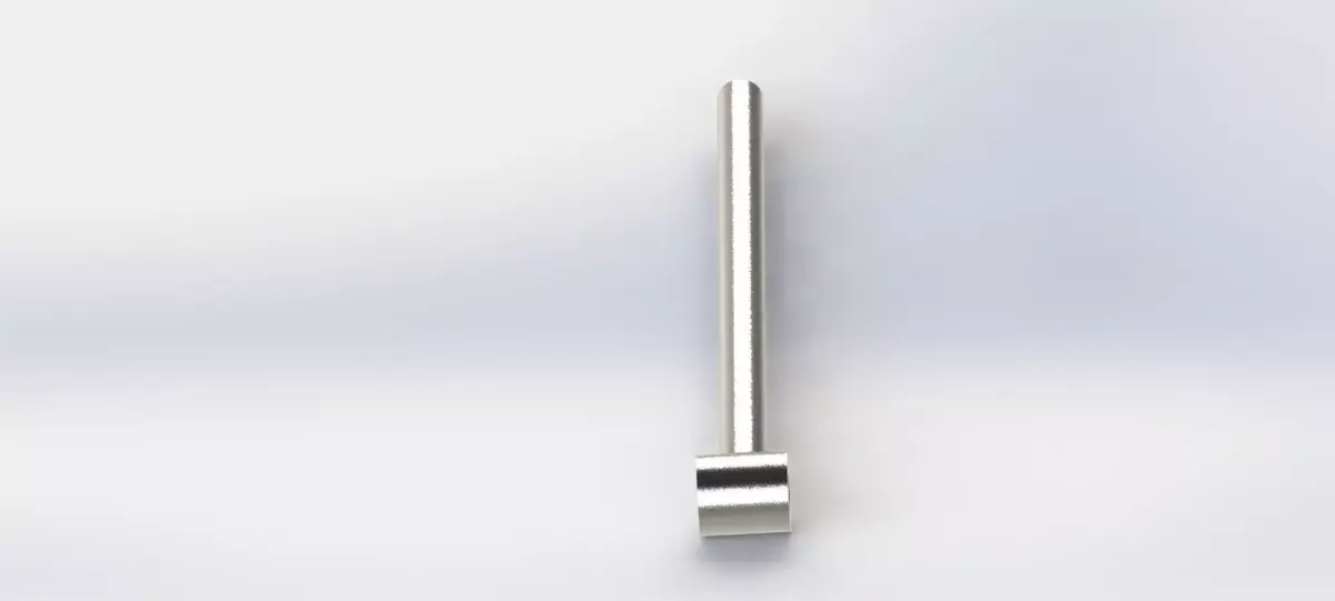 piston stainless steel spoon 3D model