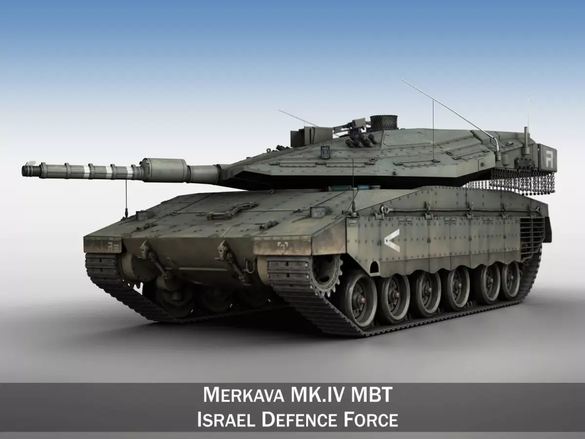 Merkava IV -  Israel Defense Forces 3D model