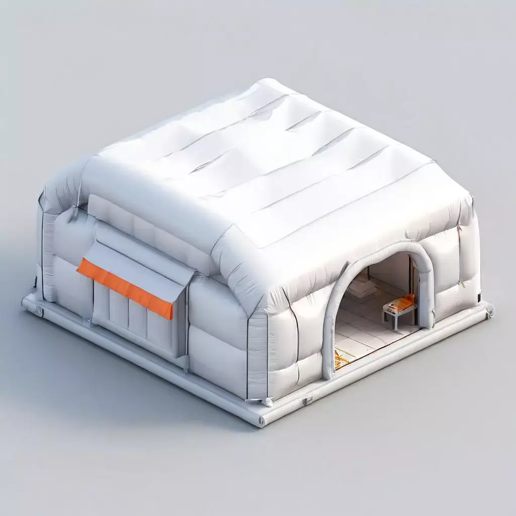 Inflatable Shelter Tent 3D Model Low-poly 3D model