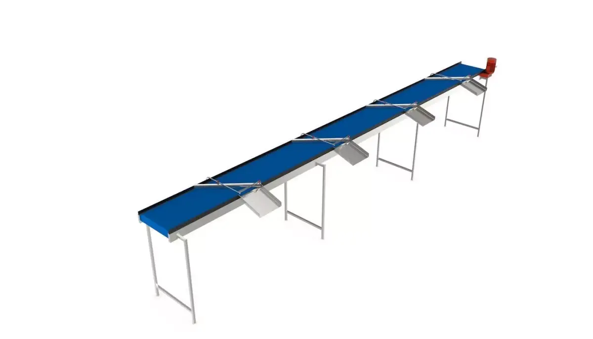 Volume Sorting Conveyor Low-poly 3D model