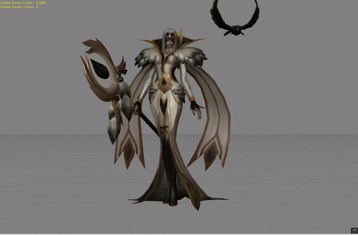 Pharsa Wings of Heaven Low-poly 3D model