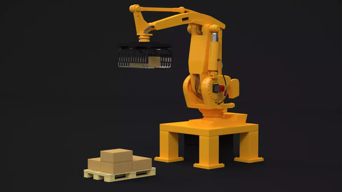 Industrial Palletizing Robot 3D model