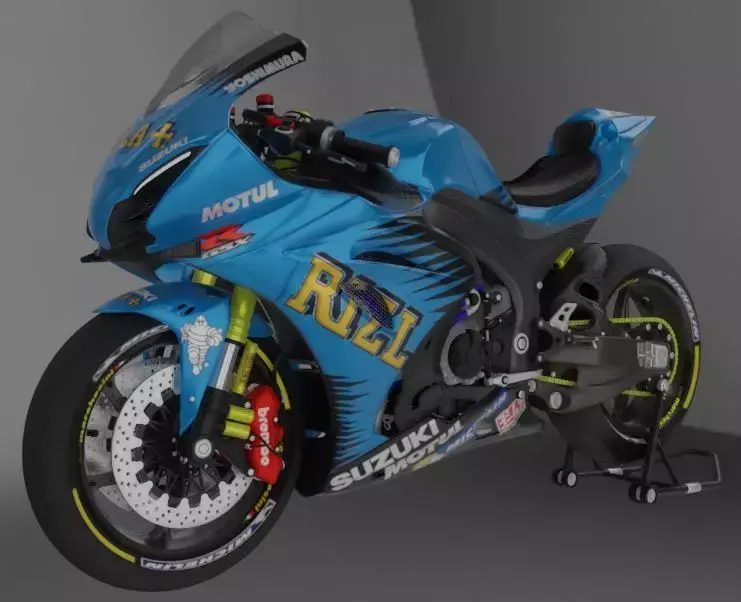 GSX-R 1000 Special Edition Rizla Suzuki Livery 3D model