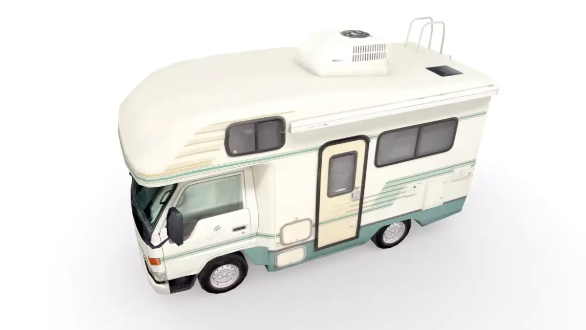 1999 Toyota Camroad RV lowpoly 3D model