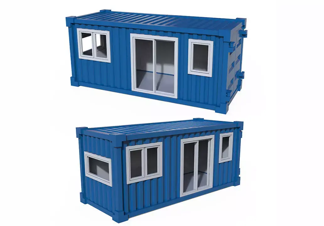 Contener House Low-poly 3D model
