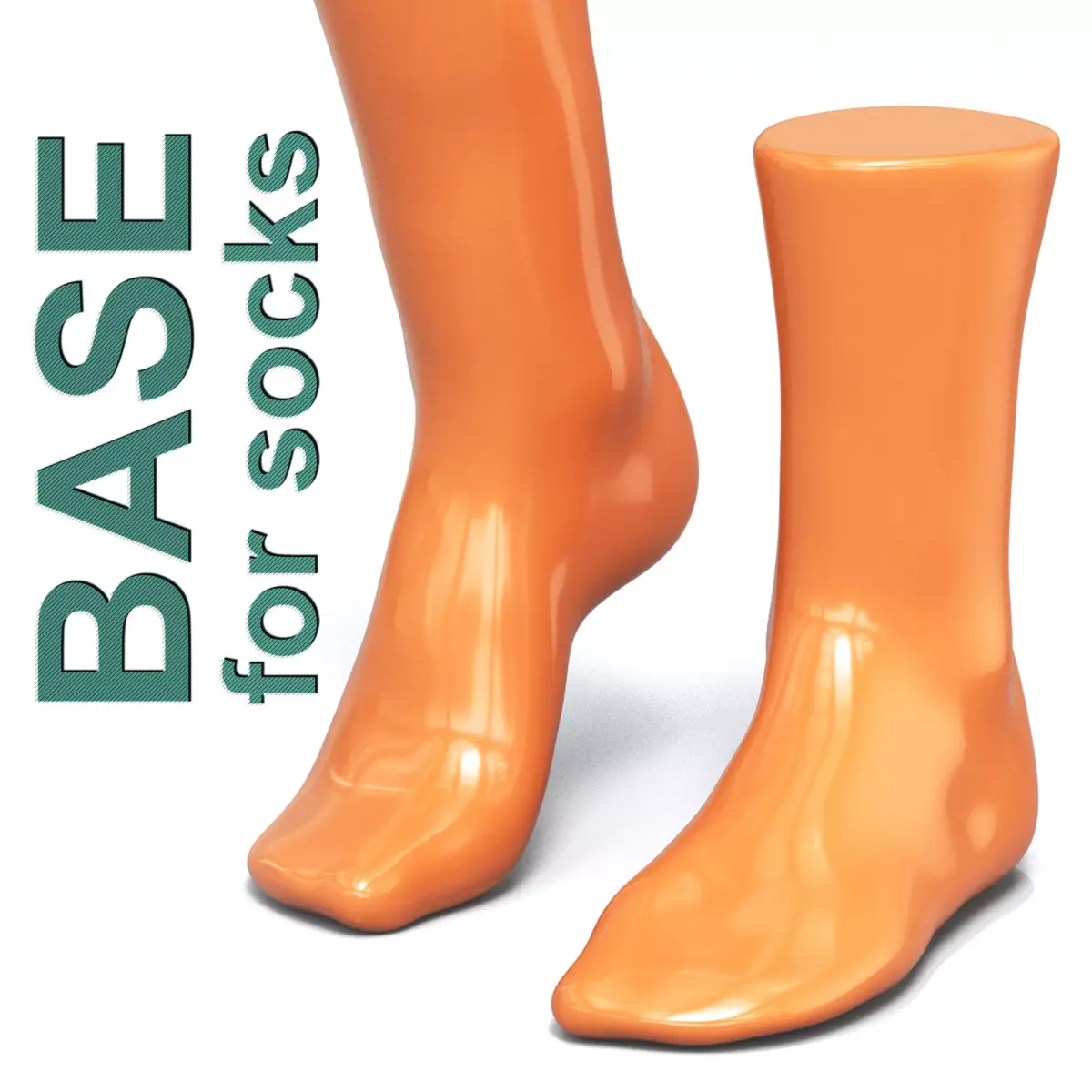 3d base for socks 3D model