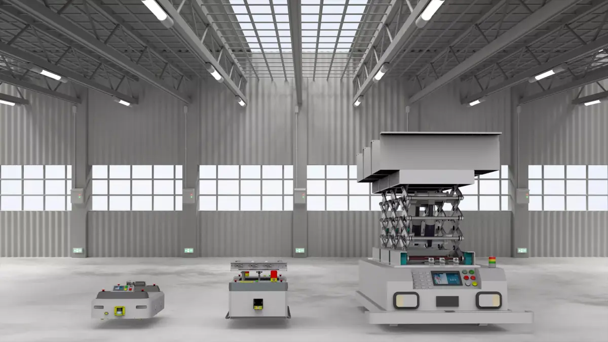 AGV vehicles Assemble  3D model