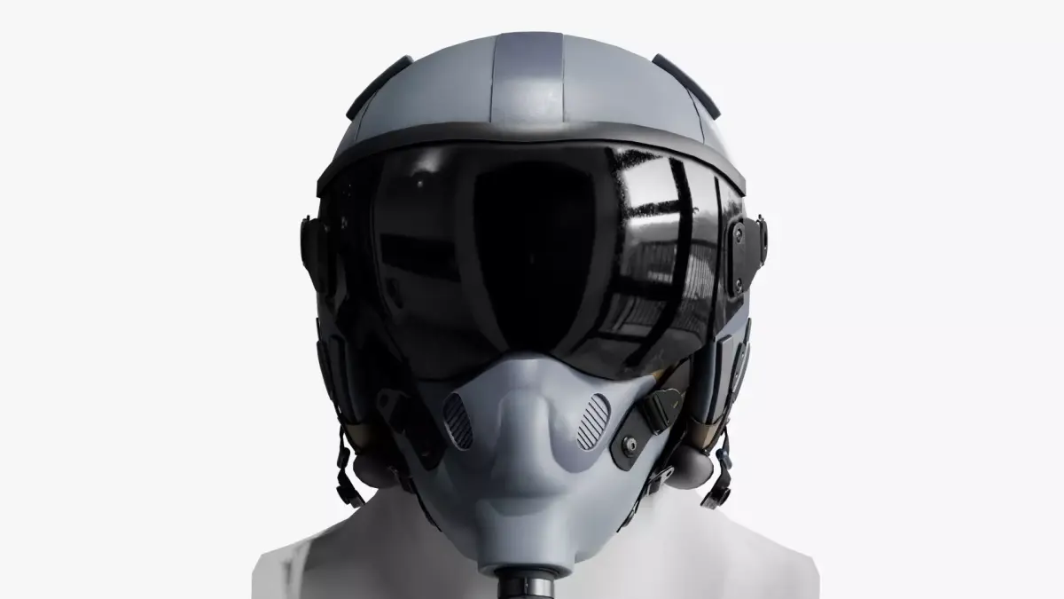 Pilot Helmet Low-poly 3D model purchase