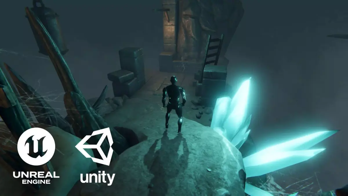 Top Down Cave Environment Pack Unity  Unreal Engine Low-poly 3D model