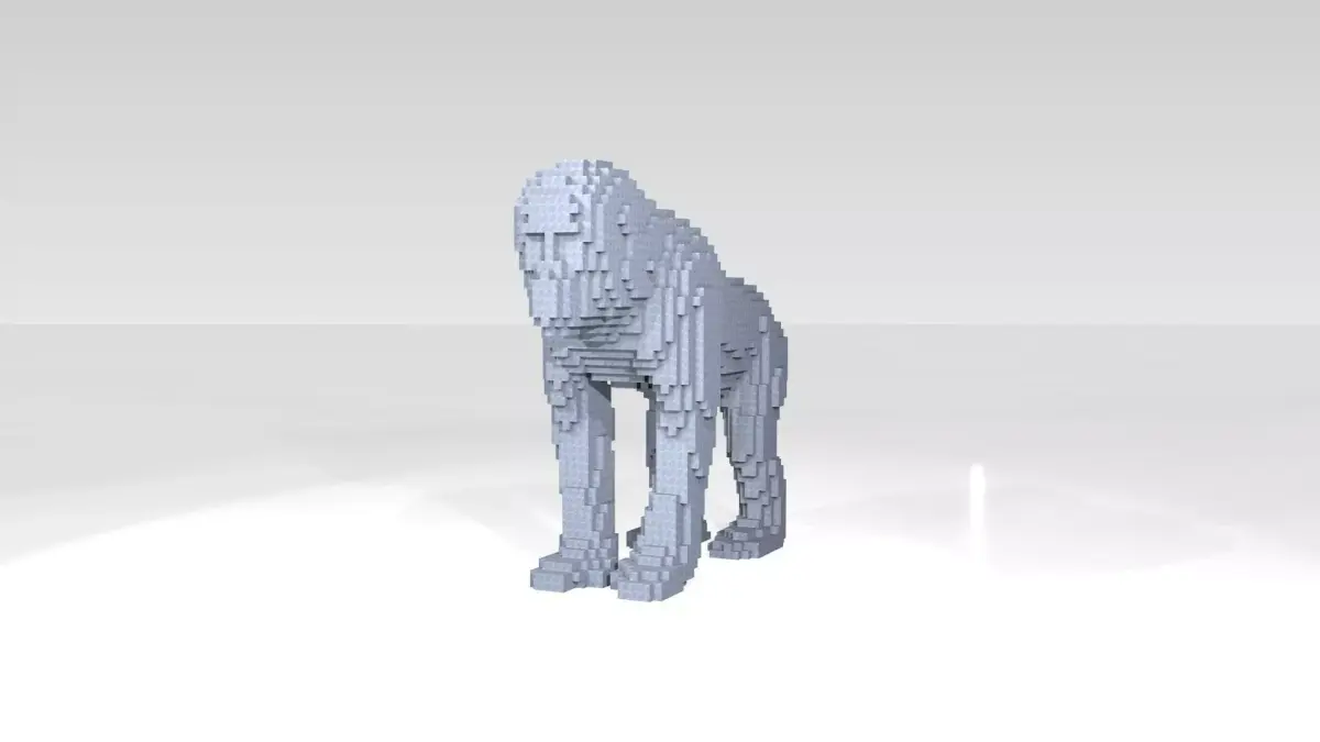 Monkey Voxel 3D model
