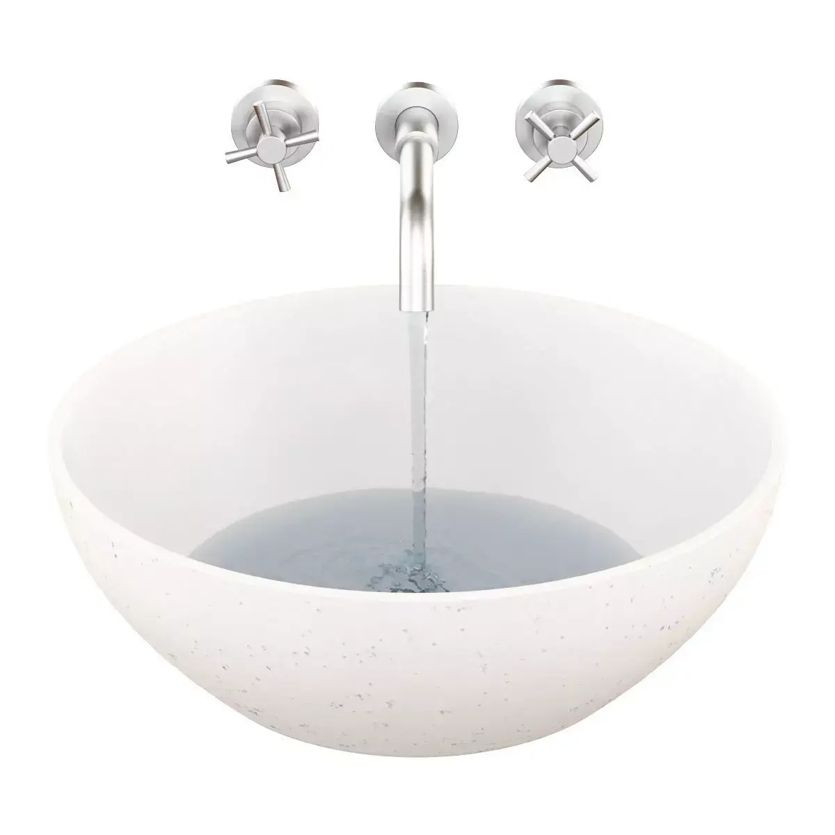 White Washbasin Bowl 3D model