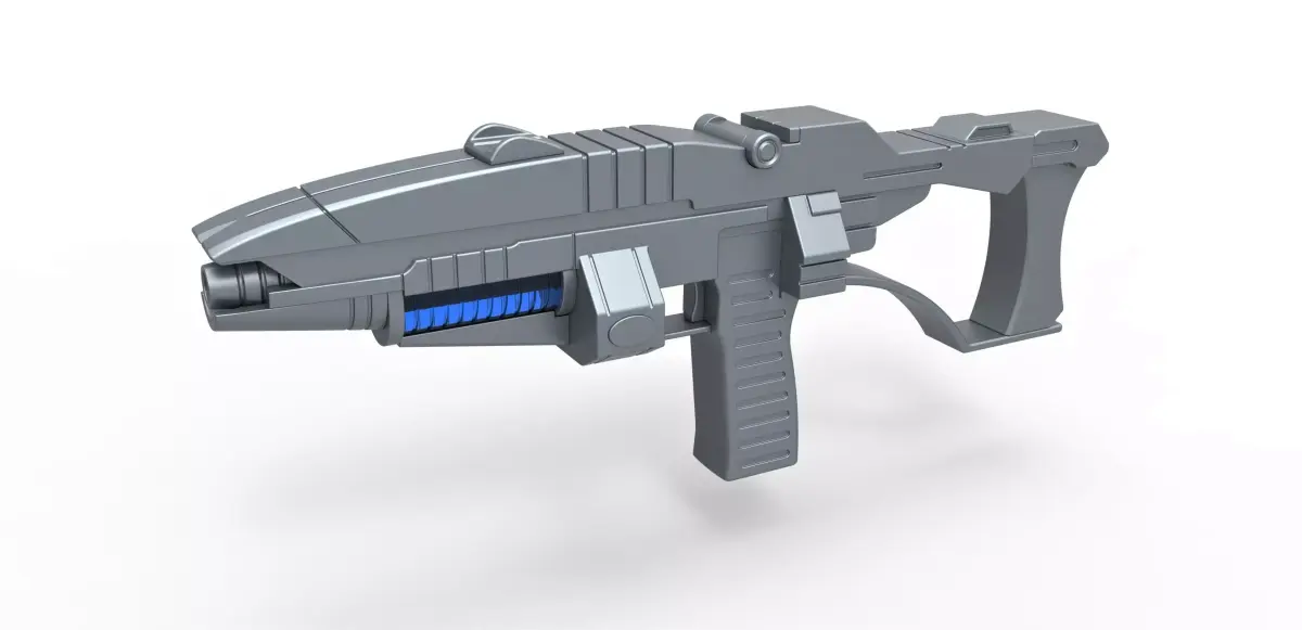 Andorian Plasma Rifle from Star Trek Enterprise TV series 3D model