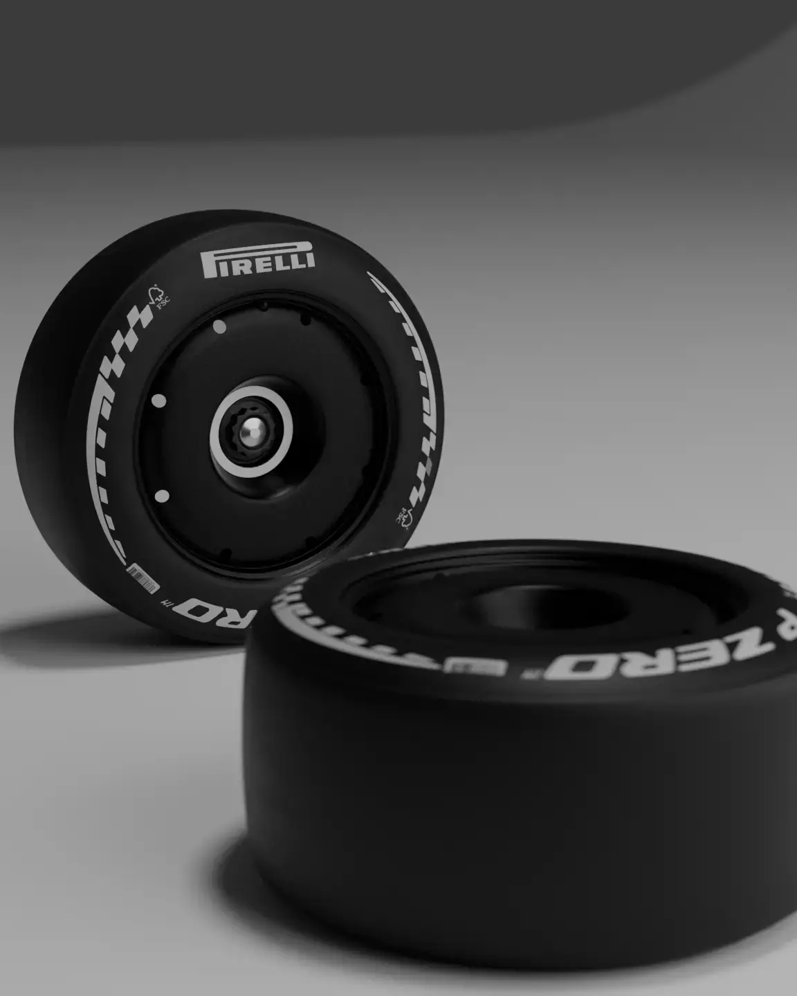 F1 Pirelli P Zero HOT Racing Tire 3D Model 3D model