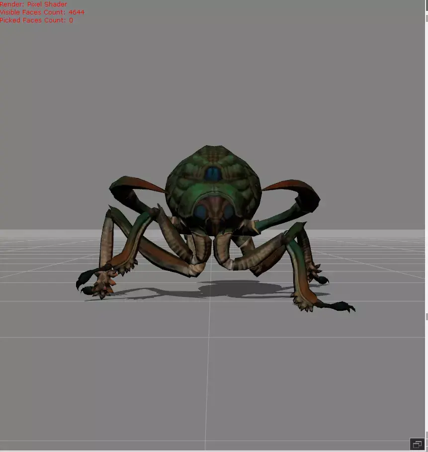 ant monster animal Low-poly 3D model