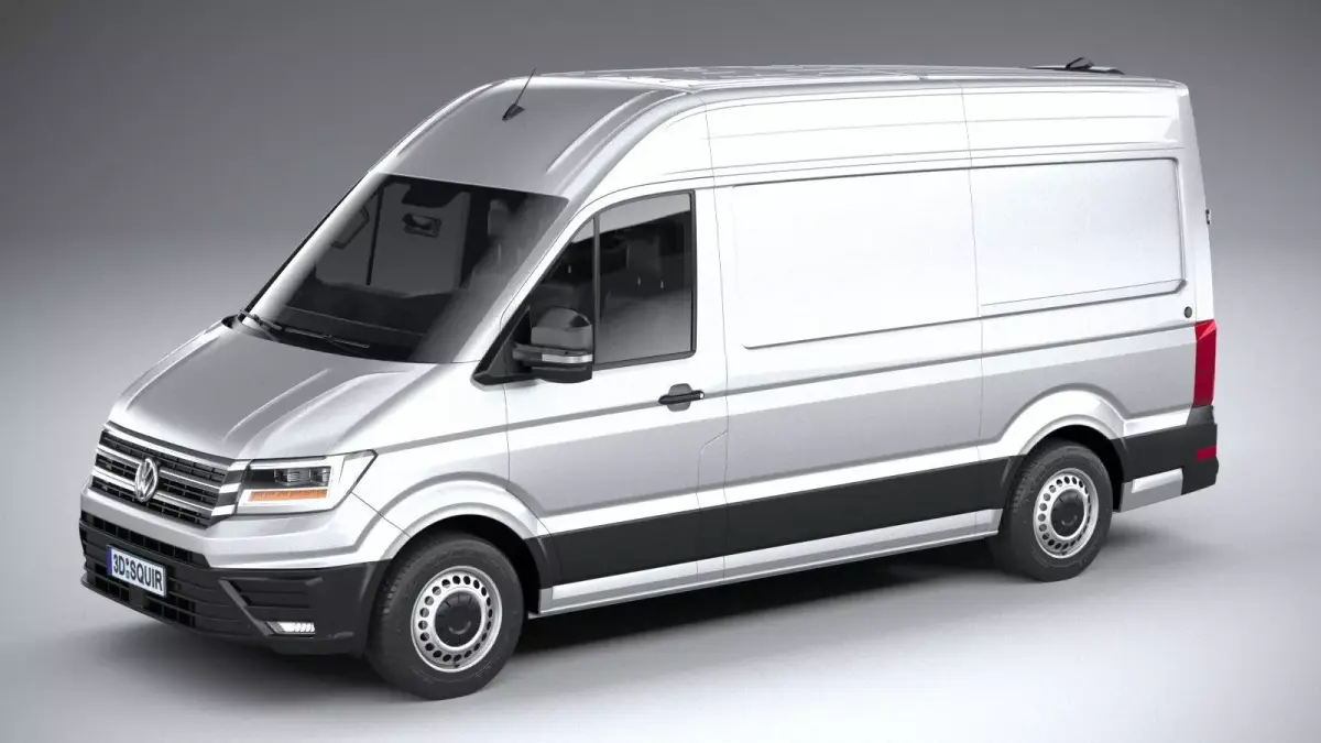 Volkswagen Crafter Medium-High Roof 2019 3D model