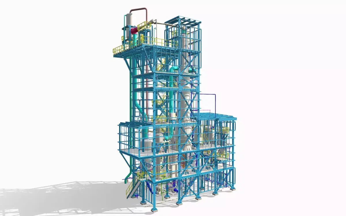 Process Plant OMN - Assembly 3D model