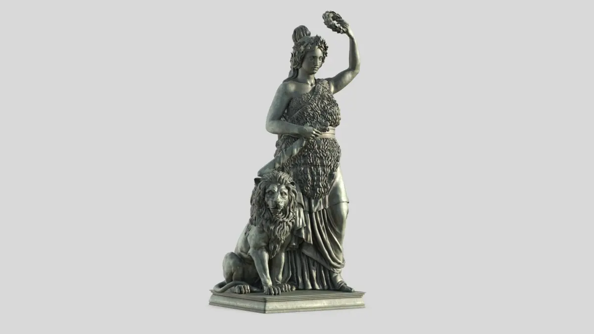 Lady Bavaria 3D model