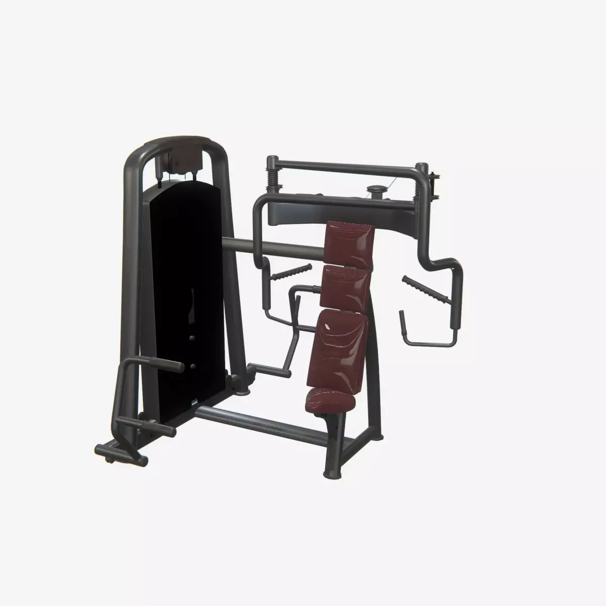 Highly detailed Chest Press Med Gym Machine PBR 3D model