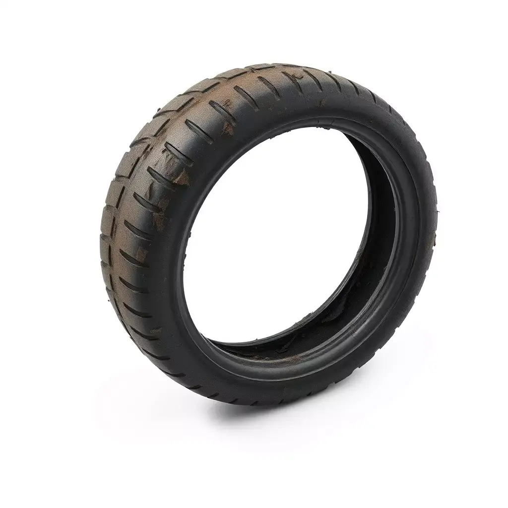 Dirty Motorcycle Tire Low-poly 3D model