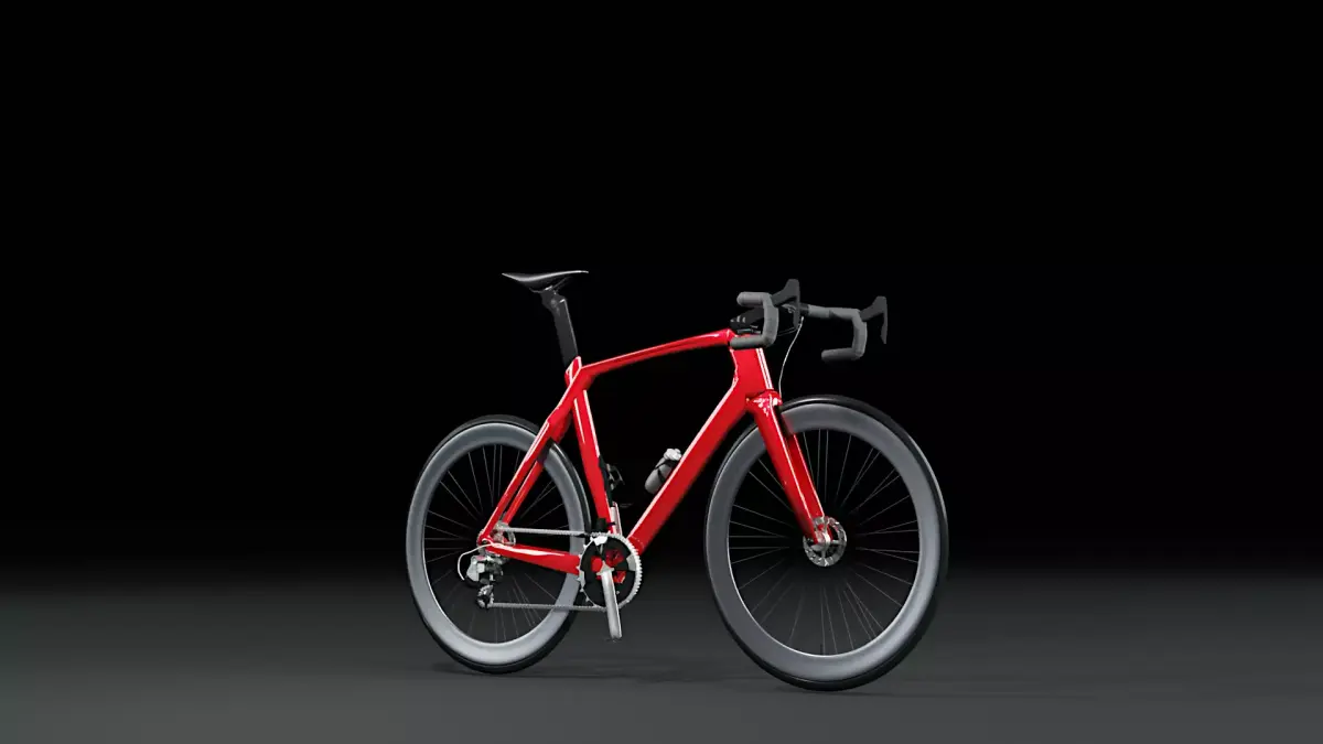 Road bike Free 3D model