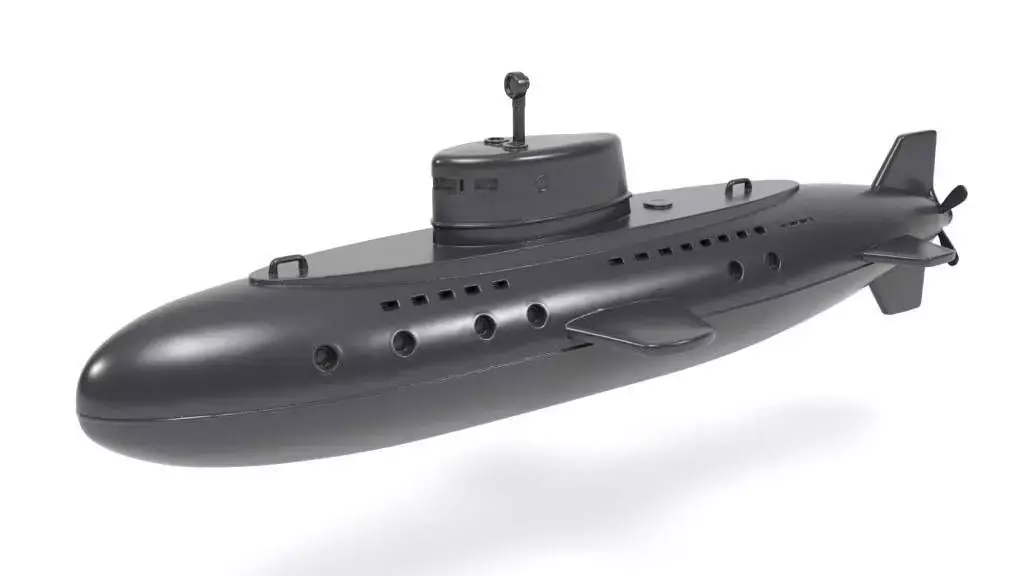 Toy submarine 3D print model