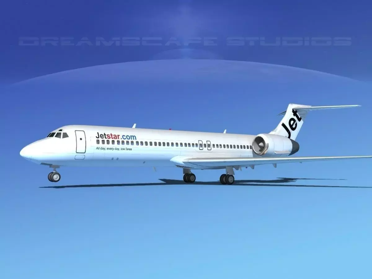 Boeing 717-200 Jet Star 2 3D model