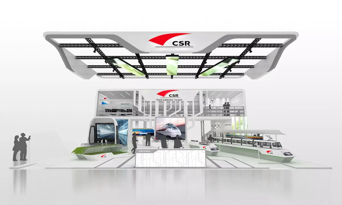 Exhibition area 18000mm X16500mm 3dmax2012 3D model