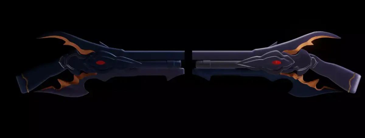AION GUNS - Concept Art in 3D Low-poly 3D model