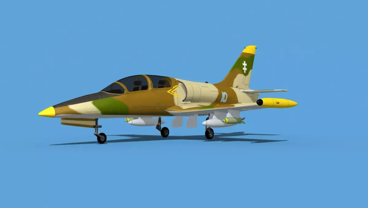 Aero Vodochody L-39C Albatross Lithuania 2 3D model