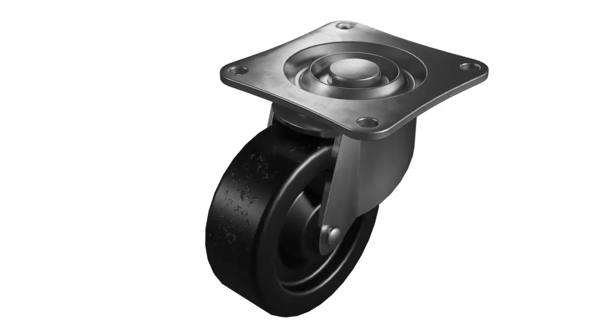 Caster Wheel Low-poly 3D model