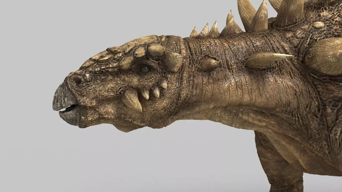 Polocantus dinosaur Low-poly 3D model