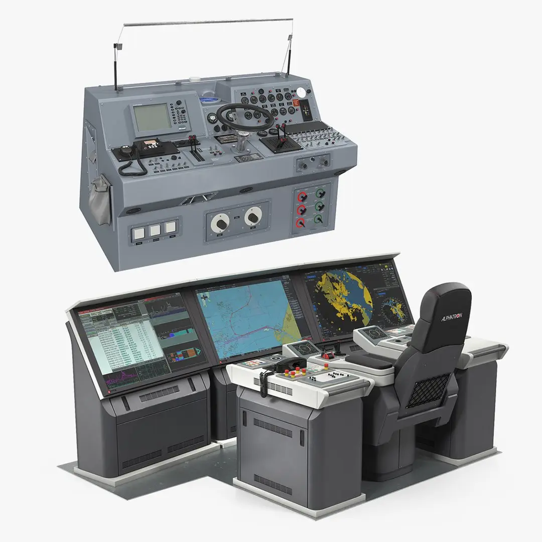 Boat Control Panels 3D Models Collection 3D model