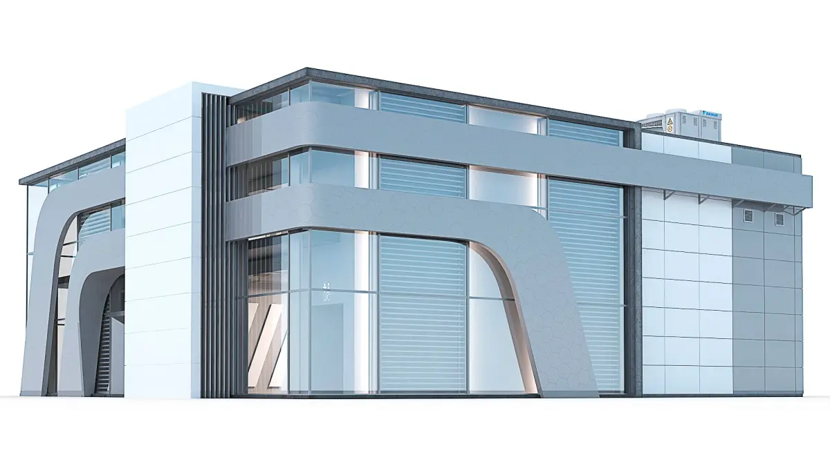 Office Building 3 3D model buy