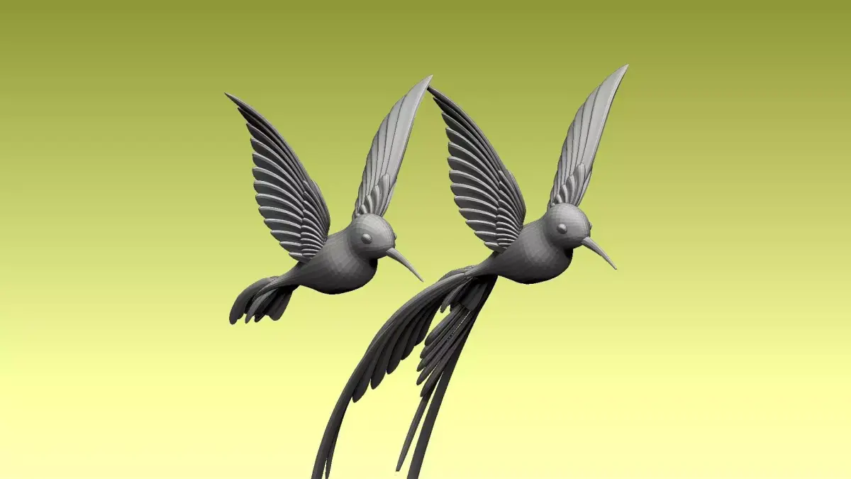 colibri humming bird 3D model purchase
