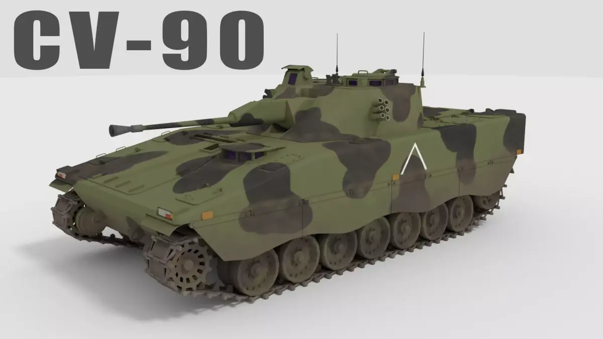 Combat Vehicle 90  3D model