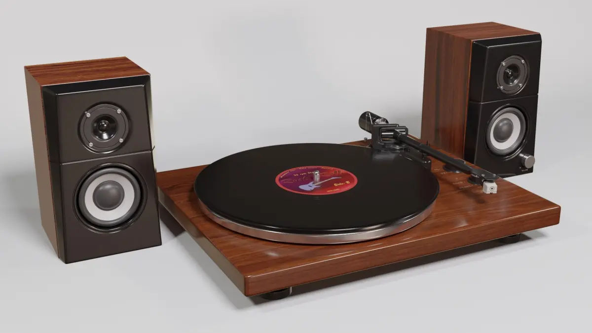 Turntable 3D model
