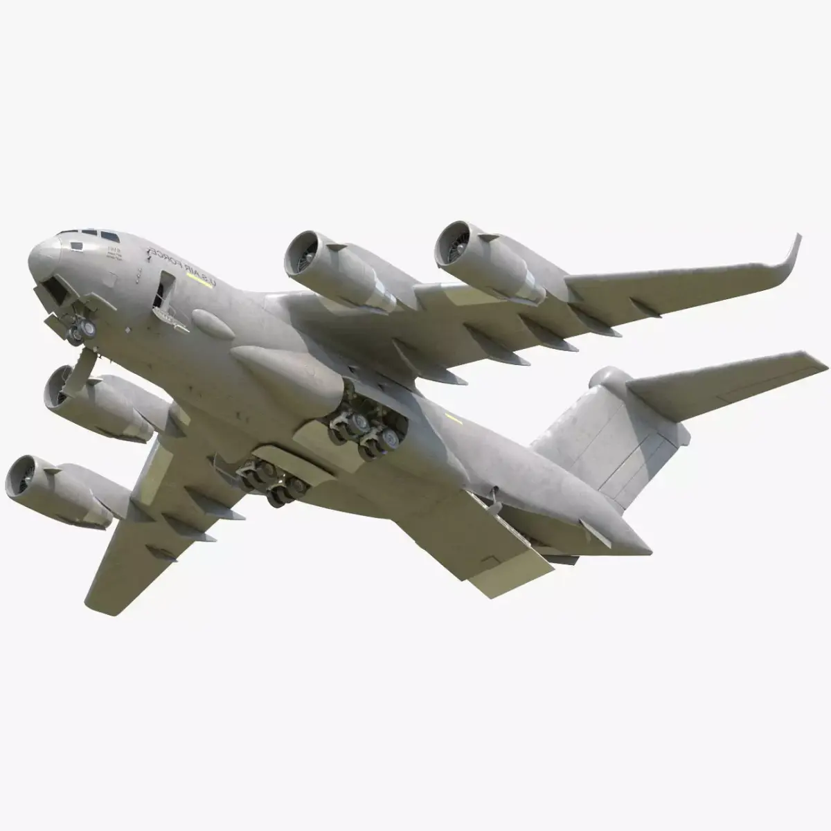C-17 GLOBEMASTER III Low-poly 3D model buy